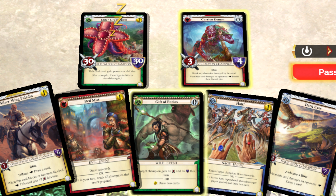 Pantheon: Riksis vs Tarken is coming to Epic Card Game Digital!
